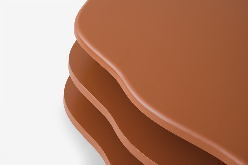 Stolik kawowy ISLAND L — Orange Brown — ujęcie 05